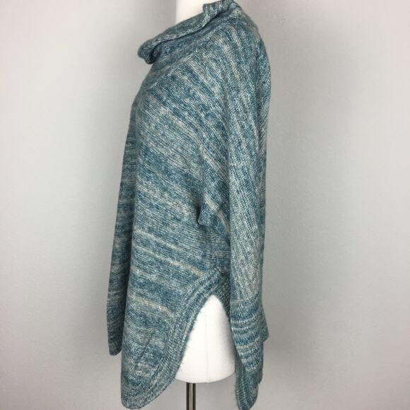 Field & Flower Oversize Teal Sweater Tunic Small - Picture 4 of 9